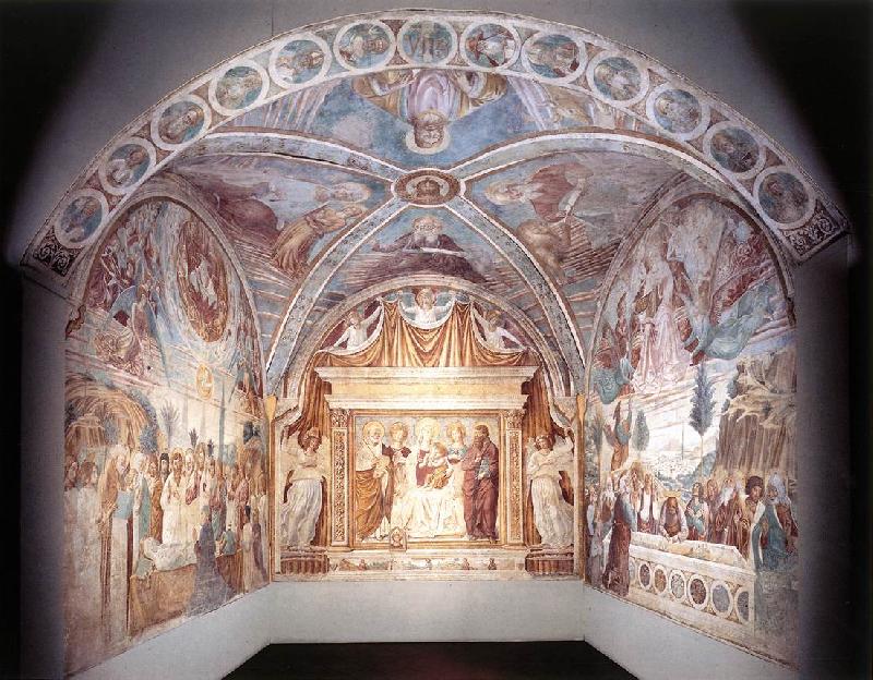 GOZZOLI, Benozzo Shrine of the Madonna della Tosse g Sweden oil painting art